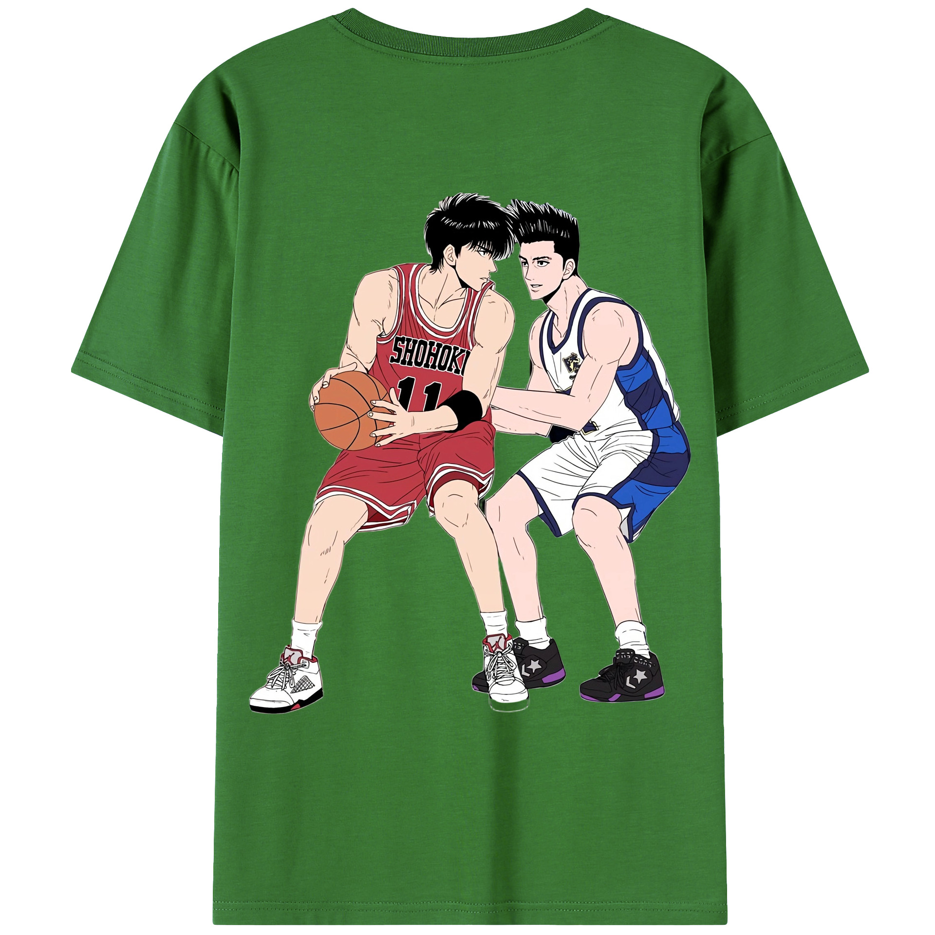 SLAM DUNK／スラムダンク レディース半袖Tシャツ(バックプリント)